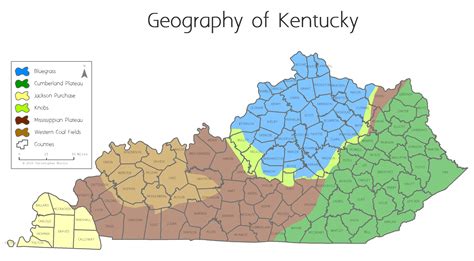 geographical regions of kentucky.